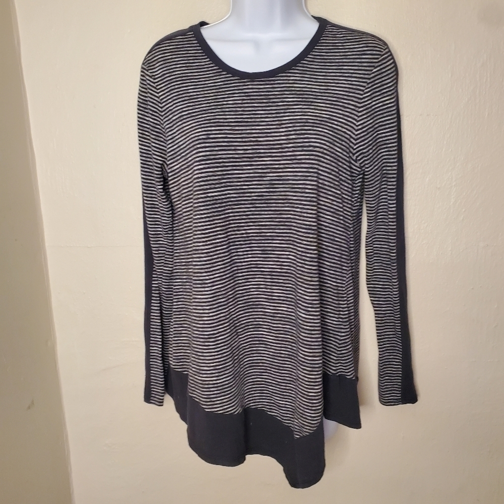 Calvin Klein Long Sleeve Striped Shirt Women's Small